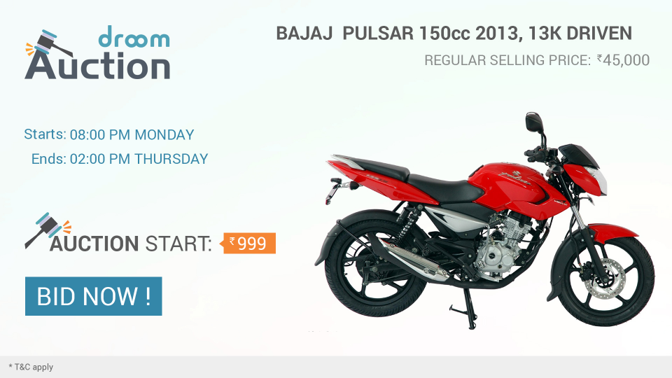 150 pulsar discount 2013 model price