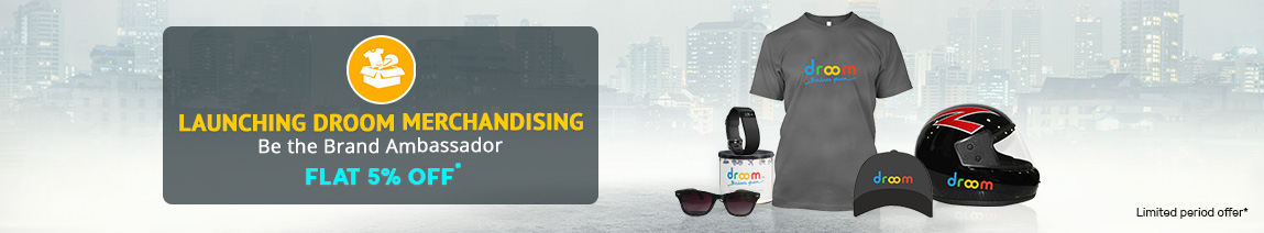 Droom Merchandising flat 5% off