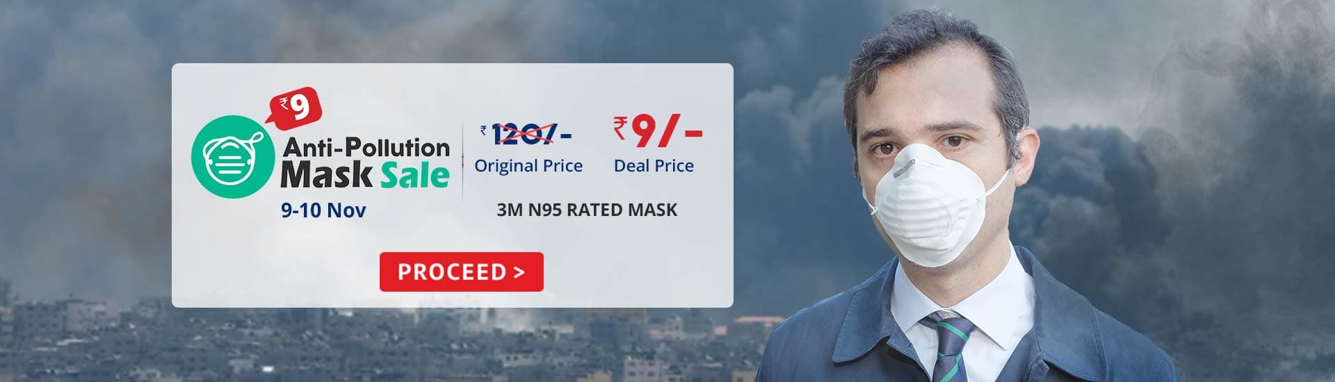 Anti-Pollution Mask Sale Delhi