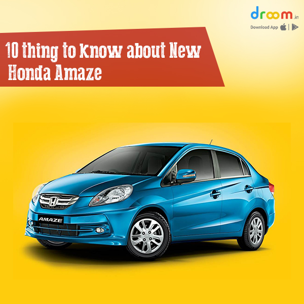 10 things to know about New Honda Amaze