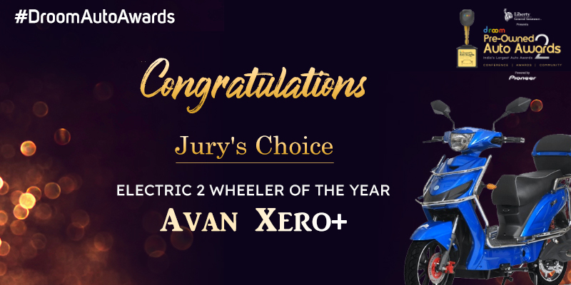 Avan xero+ - Electric 2 wheeler of the year