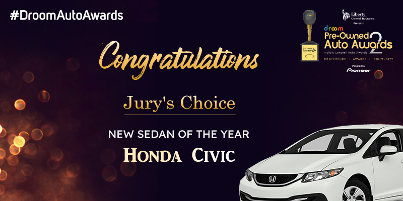 Honda Civic- New Sedan of the year