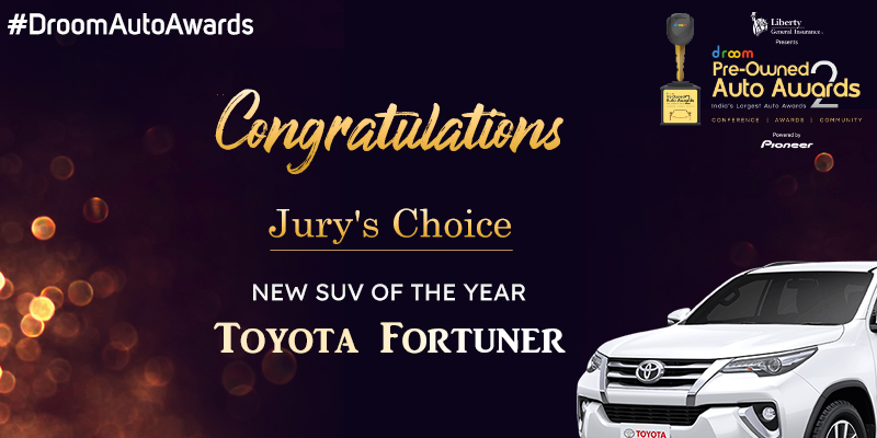 Toyota Fortuner- New SUV of the Year