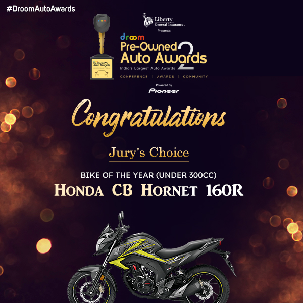Jury choice bike of the year - Droom Auto Awards