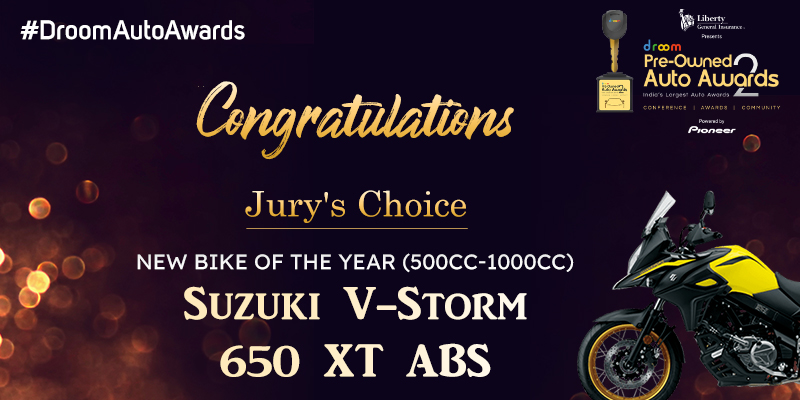 Suzuki V-Storm 650 XT ABS - New Bike of the year (500cc - 1000cc)