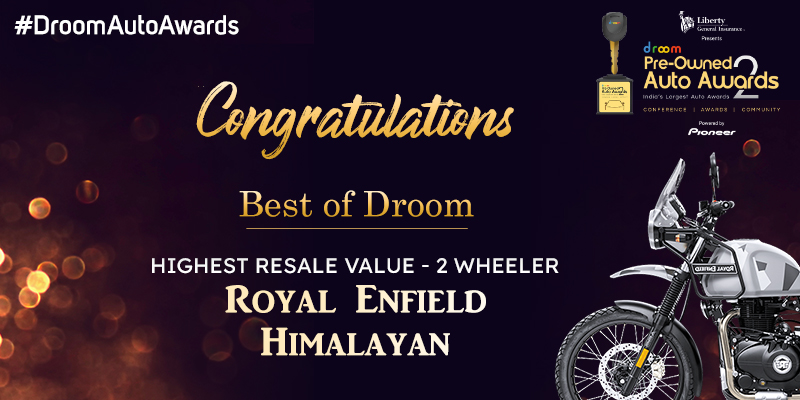 RE Himalayan - best of droom_Highest resale 2 wheeler