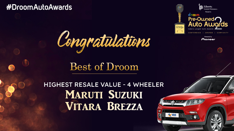 Vitara Breeza - best of droom_Highest resale 4 wheeler