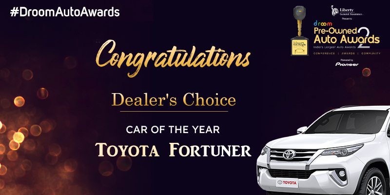 Toyota Fortuner - Dealers choice_car of the year