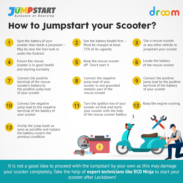 scooter jump start checklist
