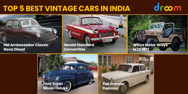 Top 5 Best Vintage Cars - List of Best Vintage Cars in India