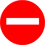 no entry sign