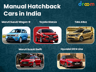 Manual Hatchback Cars in India