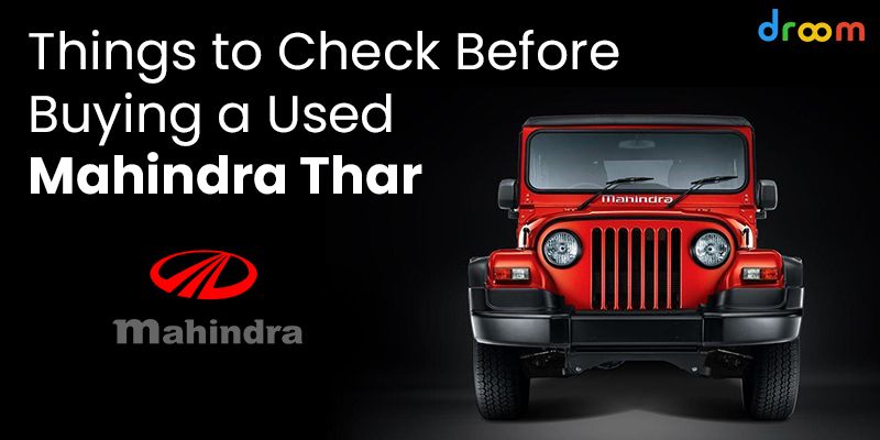 Used Mahindra Thar