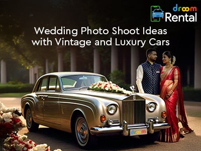 Wedding Photo Shoot Ideas with Vintage, Luxury Cars