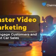 Automotive dealer recording a car video to boost sales and engage customers online