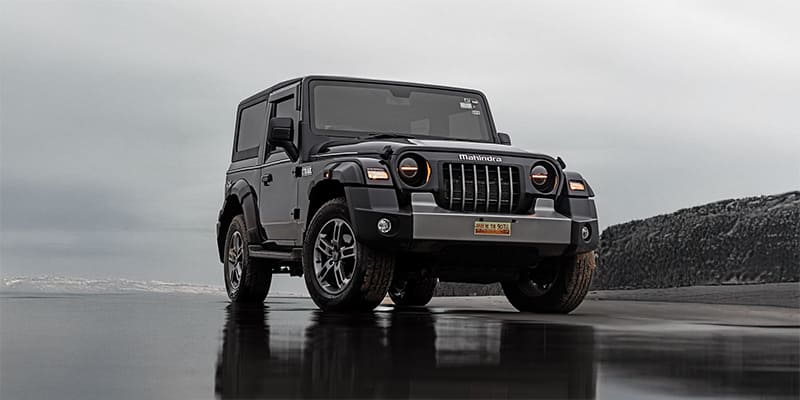 Mahindra Thar on rent