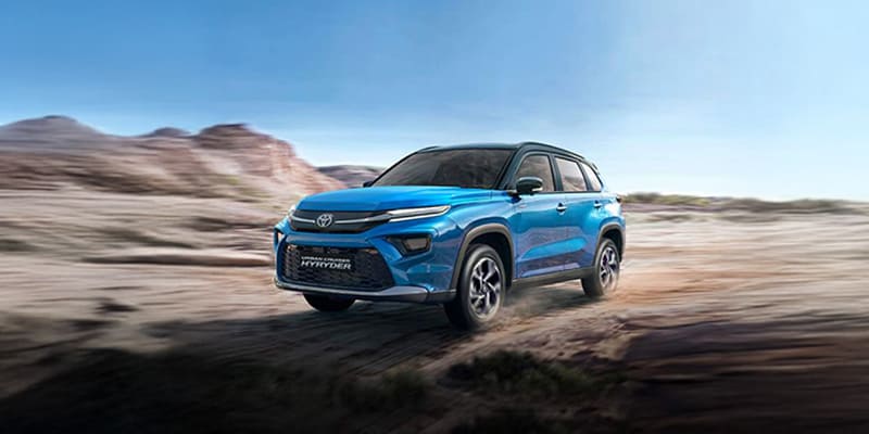 Toyota Urban Cruiser Hyryder on Rent
