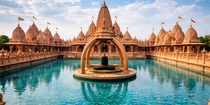 Nilkanth Dham temple