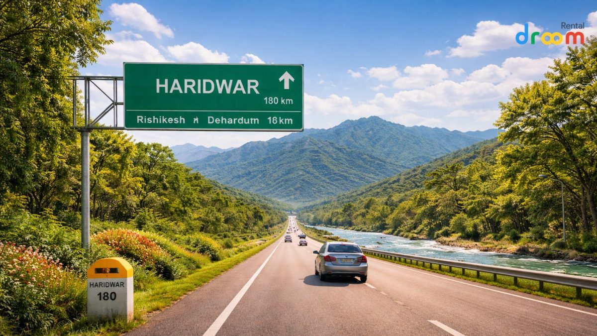 Delhi to Haridwar road journey by cab
