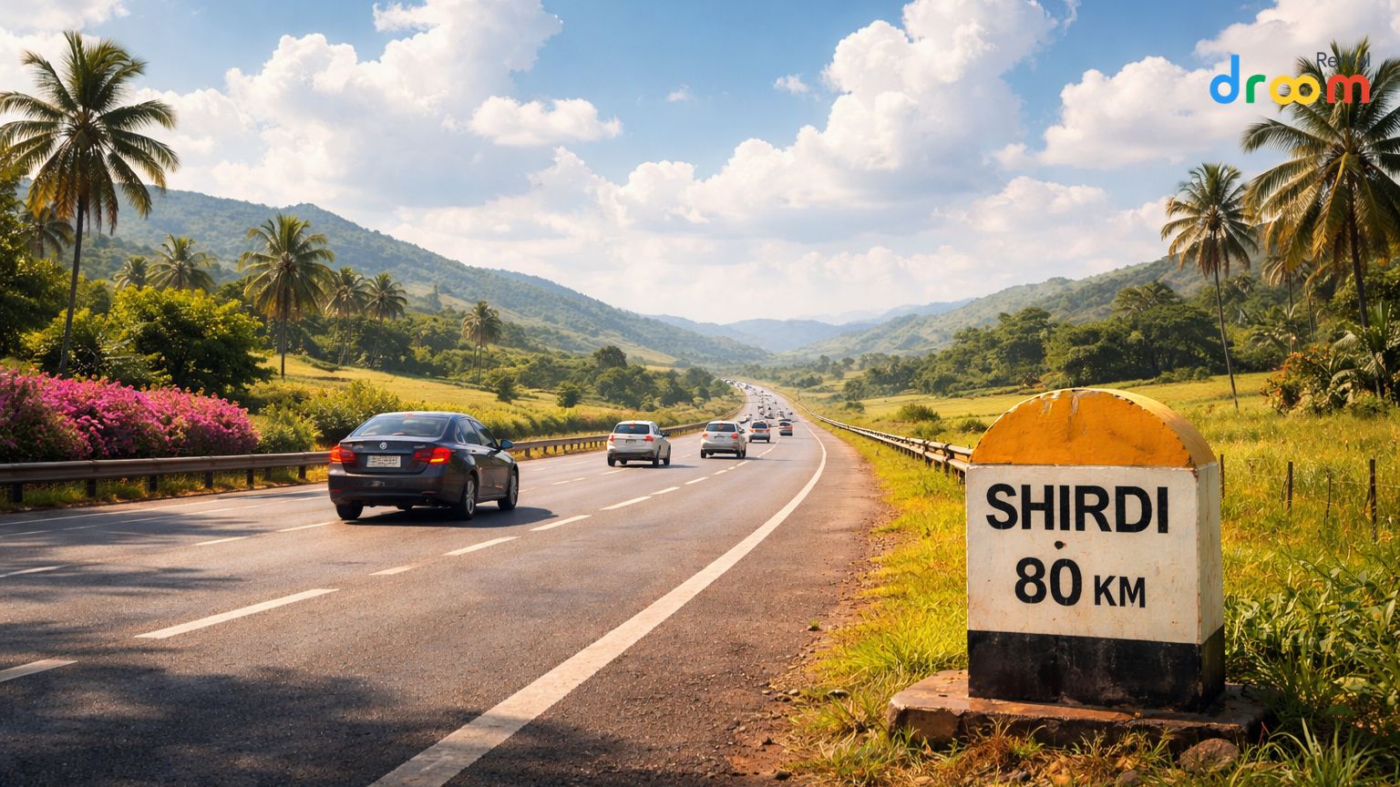 pune to shirdi distance by road