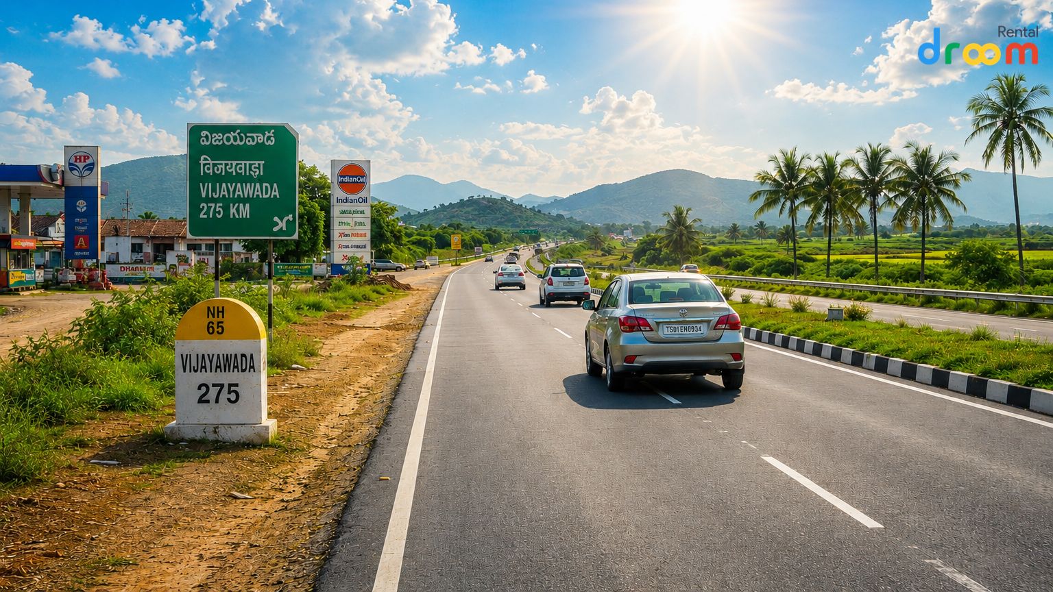 Hyderabad to Vijayawada by Road